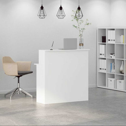 Receptionsskranke 100X50X103,5 Cm Konstrueret Træ Beton Grå