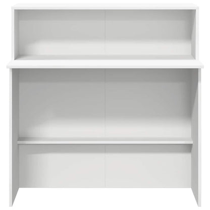 Receptionsskranke 100X50X103,5 Cm Konstrueret Træ Beton Grå