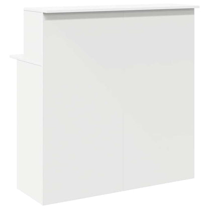 Receptionsskranke 100X50X103,5 Cm Konstrueret Træ Beton Grå
