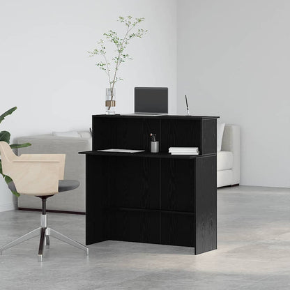 Receptionsskranke 100X50X103,5 Cm Konstrueret Træ Beton Grå