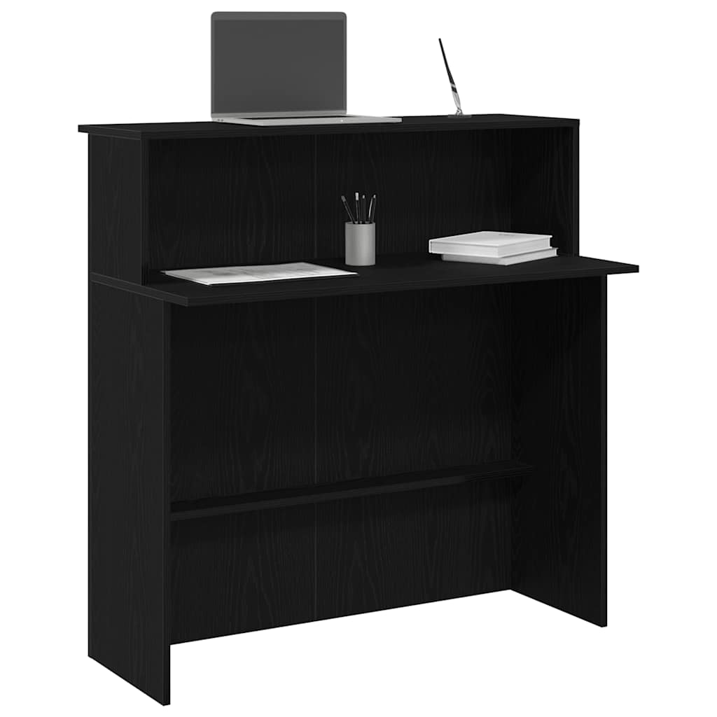 Receptionsskranke 100X50X103,5 Cm Konstrueret Træ Beton Grå