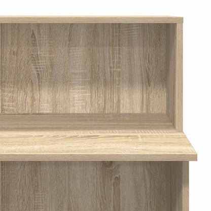 Receptionsskranke 100X50X103,5 Cm Konstrueret Træ Beton Grå