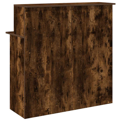 Receptionsskranke 100X50X103,5 Cm Konstrueret Træ Beton Grå