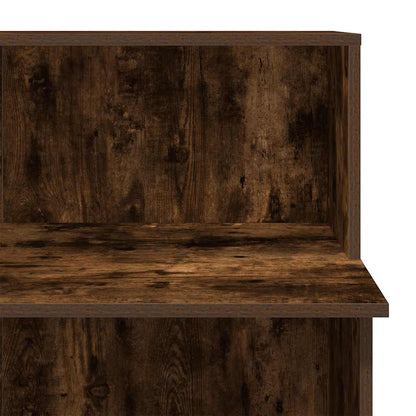 Receptionsskranke 100X50X103,5 Cm Konstrueret Træ Beton Grå