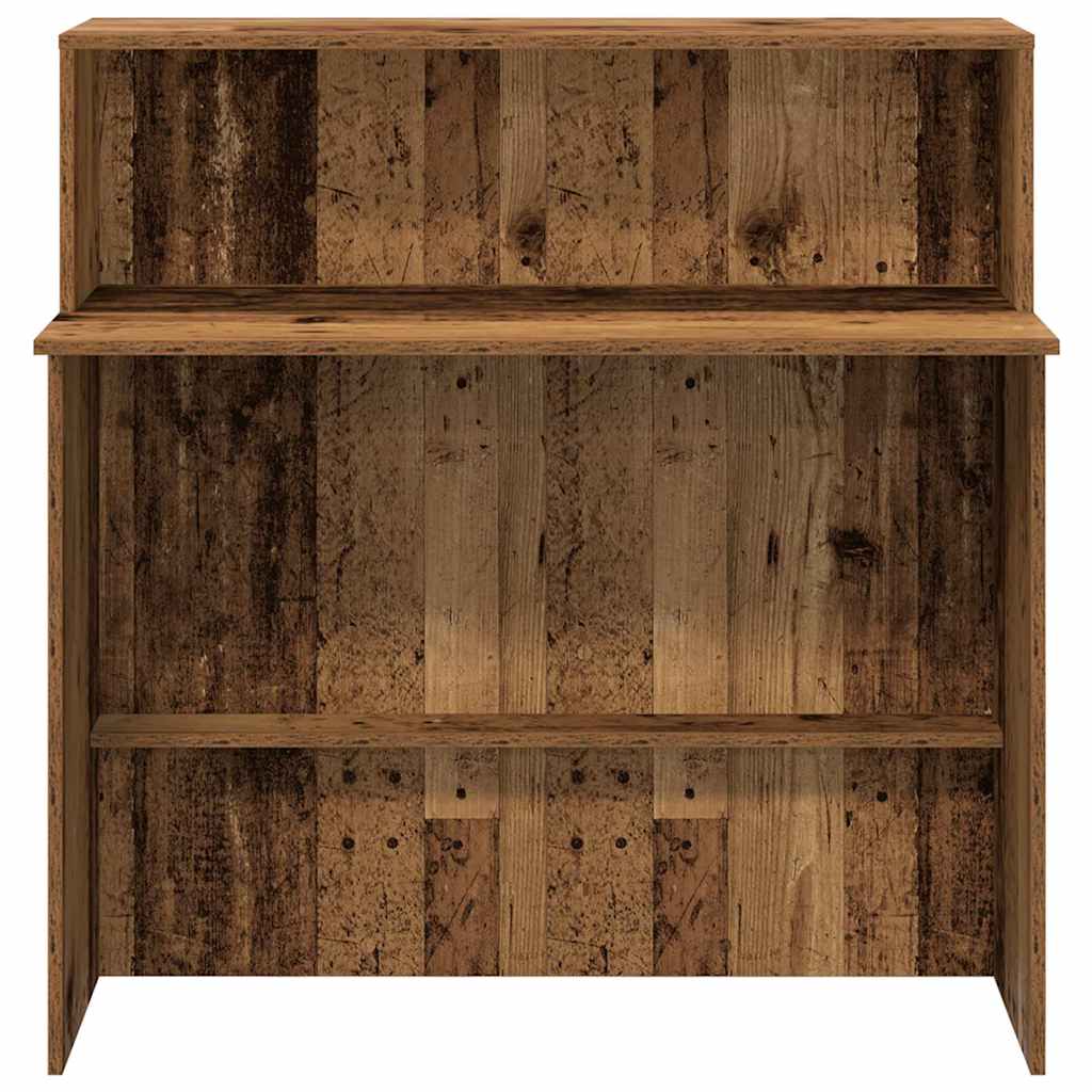 Receptionsskranke 100X50X103,5 Cm Konstrueret Træ Beton Grå