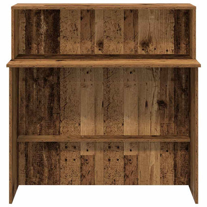 Receptionsskranke 100X50X103,5 Cm Konstrueret Træ Beton Grå