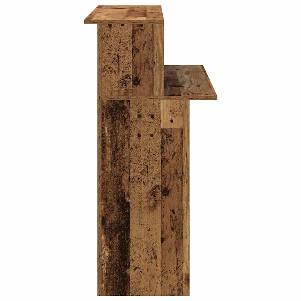 Receptionsskranke 100X50X103,5 Cm Konstrueret Træ Beton Grå