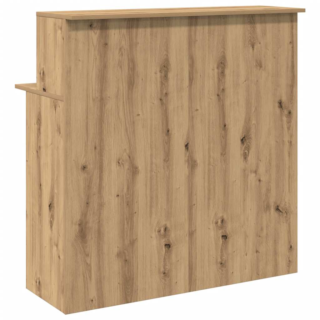 Receptionsskranke 100X50X103,5 Cm Konstrueret Træ Beton Grå