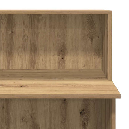 Receptionsskranke 100X50X103,5 Cm Konstrueret Træ Beton Grå