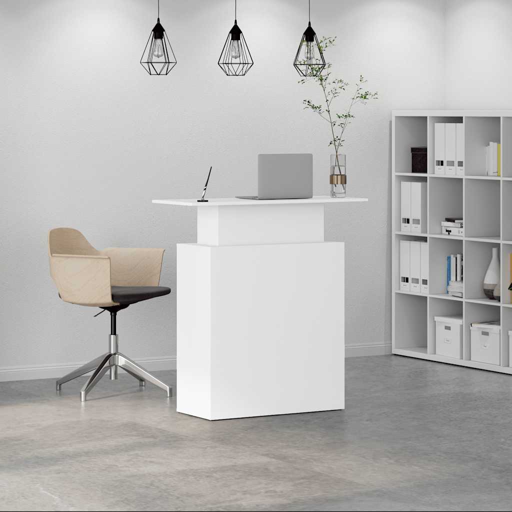 Receptionsskranke 100x40x104 Cm Konstrueret Træ - Billede 3