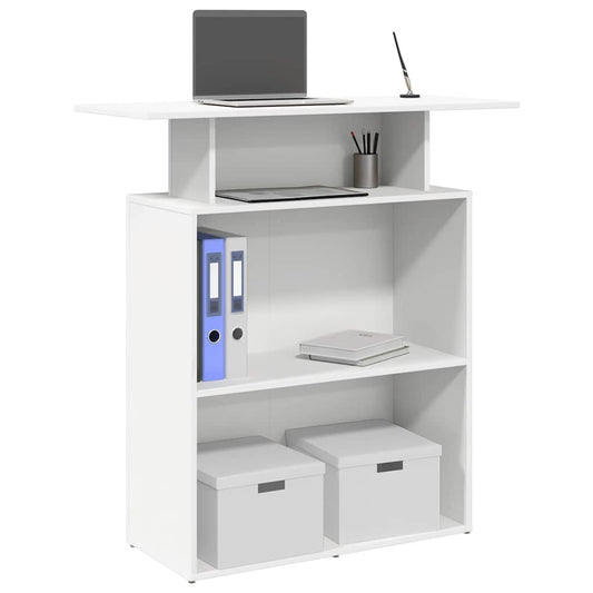 Receptionsskranke 100x40x104 Cm Konstrueret Træ - Hovedbillede