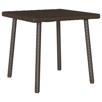 Havesofabord Firkantet Polyrattan - Billede 2