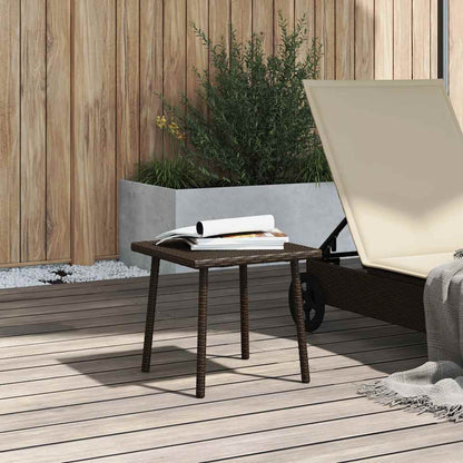 Havesofabord Firkantet Polyrattan - Billede 3