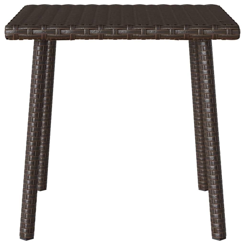 Havesofabord Firkantet Polyrattan - Billede 4