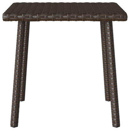 Havesofabord Firkantet Polyrattan - Billede 4