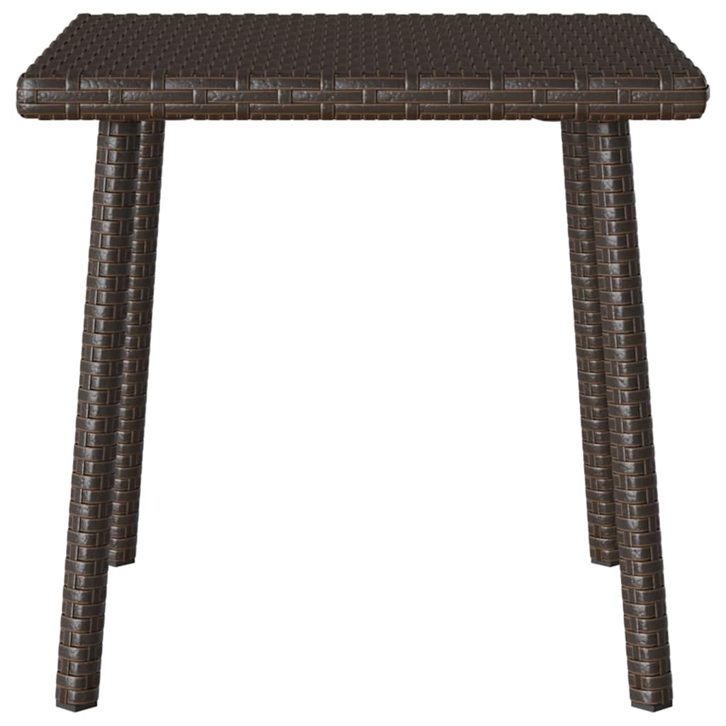 Havesofabord Firkantet Polyrattan - Billede 5
