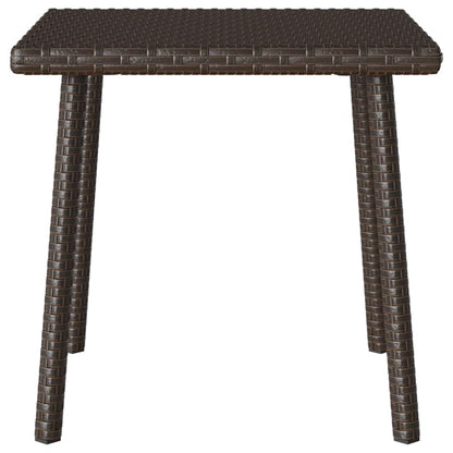 Havesofabord Firkantet Polyrattan - Billede 5