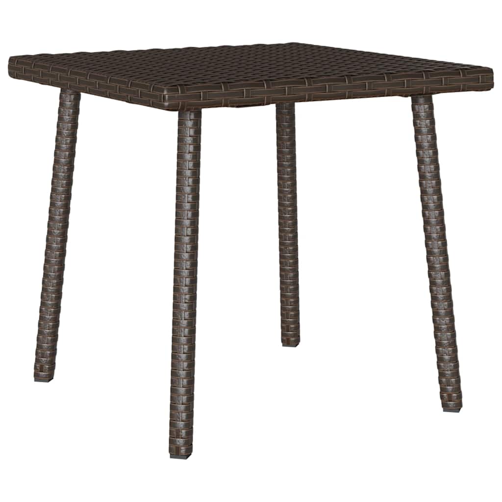Havesofabord Firkantet Polyrattan - Billede 6