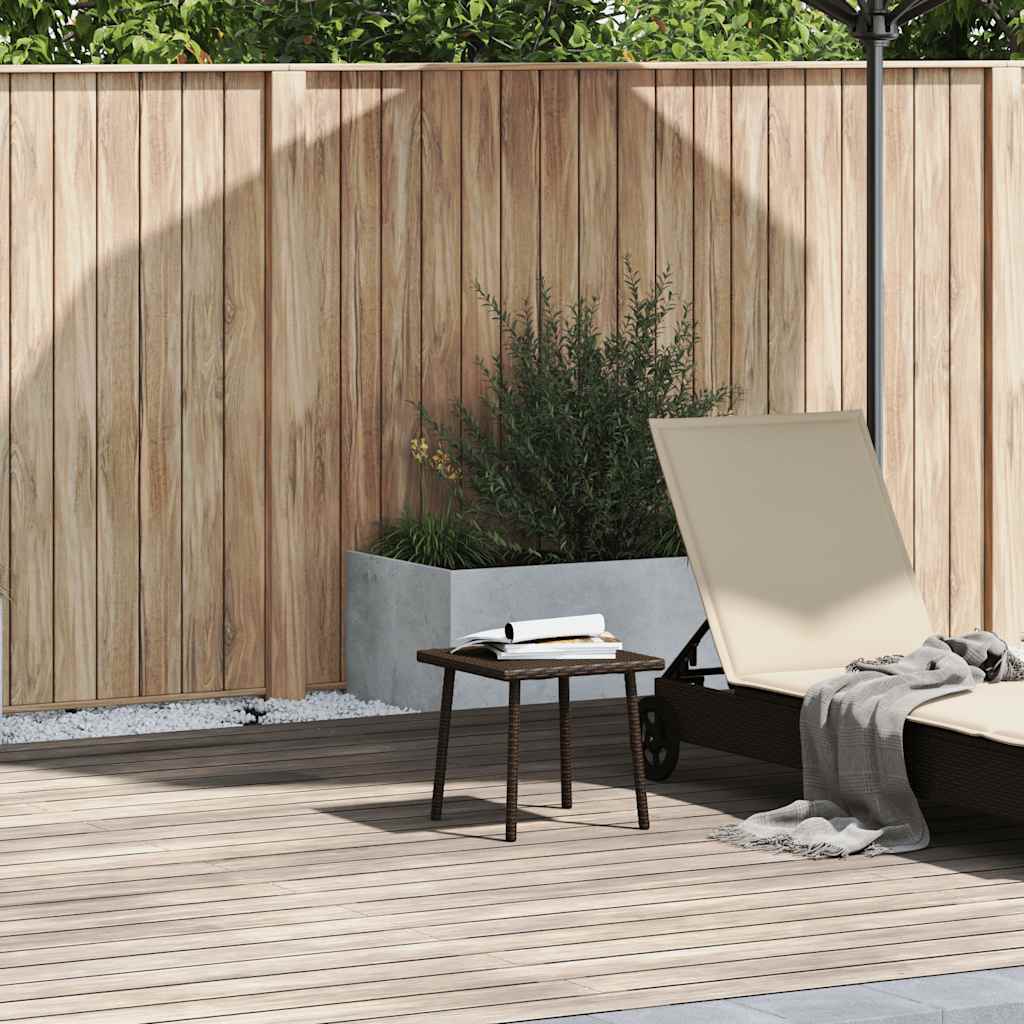Havesofabord Firkantet Polyrattan - Hovedbillede