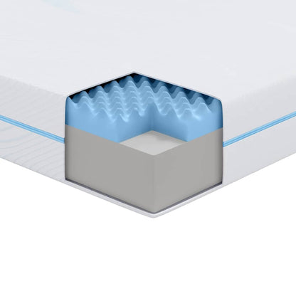 Madras Hvid 120 200 Cm Skum - Billede 10