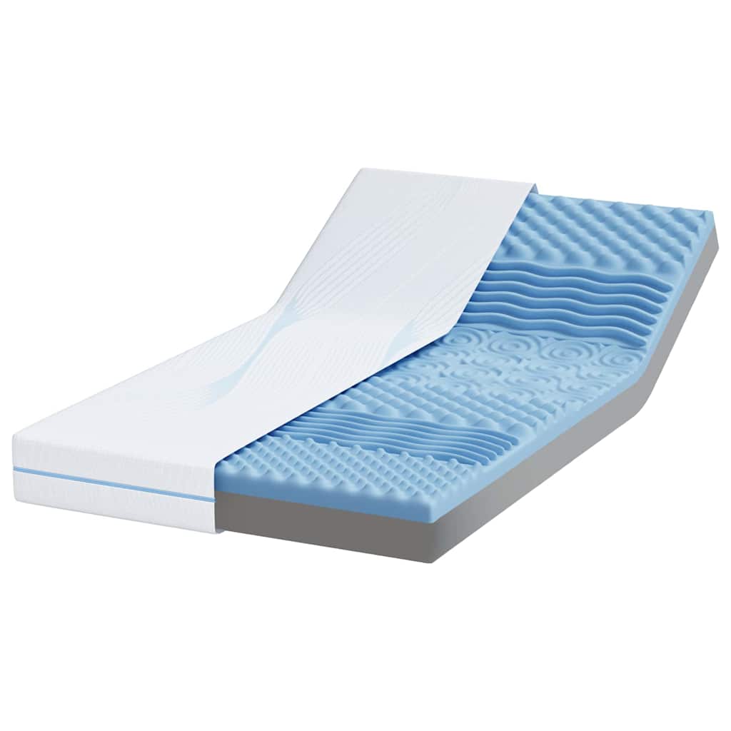 Madras Hvid 120 200 Cm Skum - Billede 3