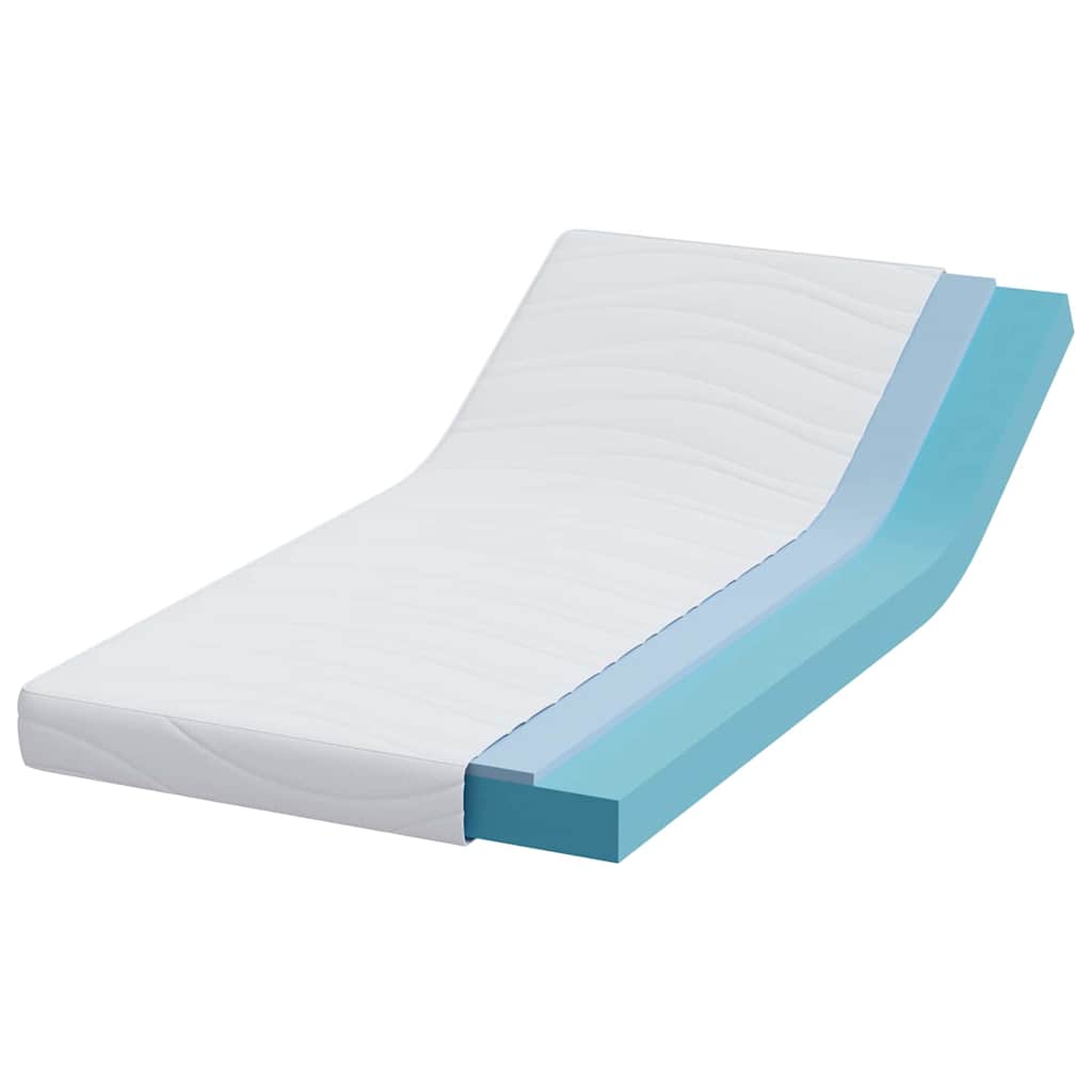 Madras Hvid 120 200 Cm Skum - Billede 3