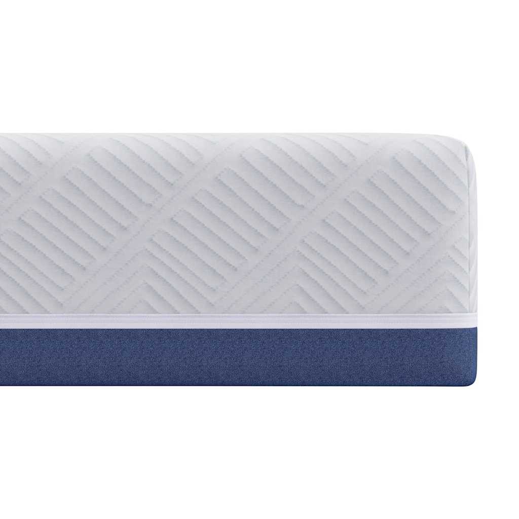 Madras Hvid Og Blå Jacquard Stof - Billede 6