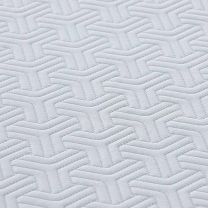 Madras Hvid Og Grå Jacquard Stof - Billede 9