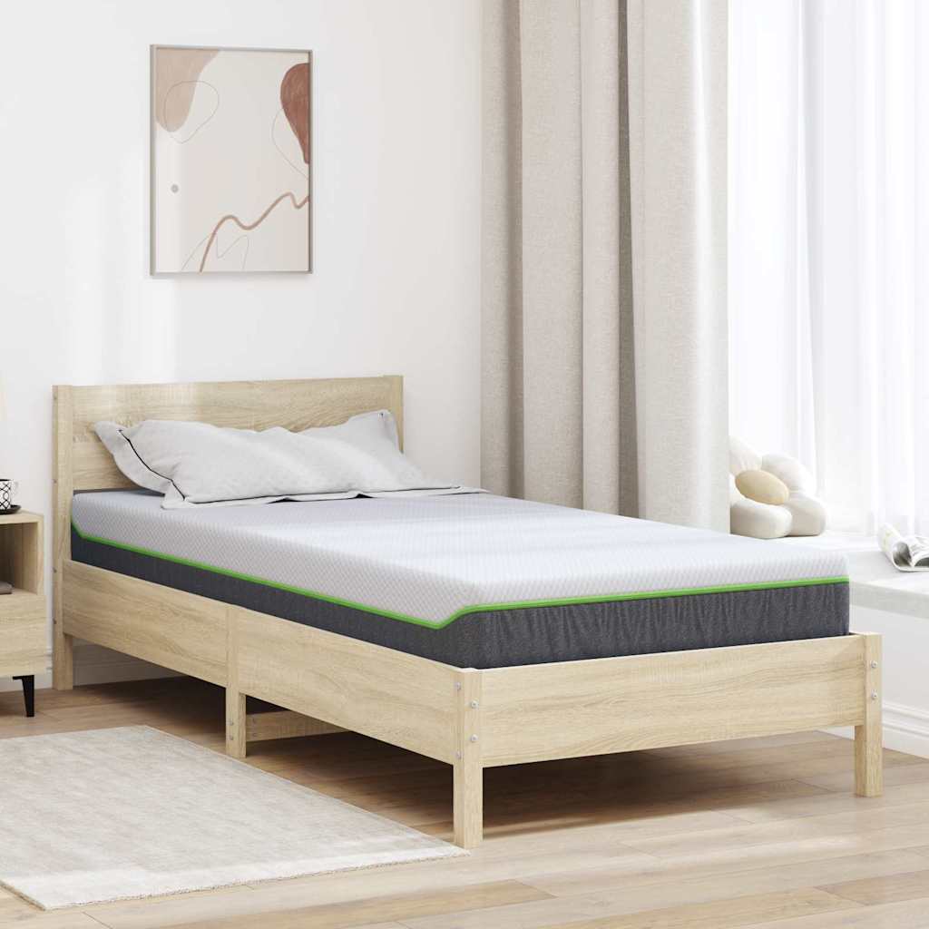 Madras Hvid, Grå 100 X 200 Cm Skum - Hovedbillede