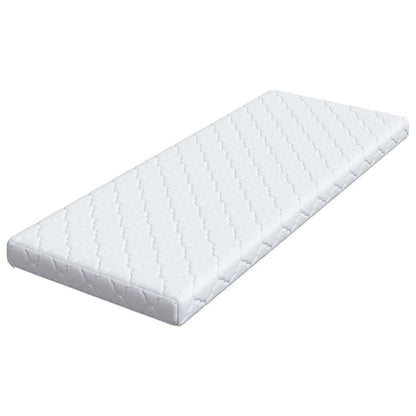 Madras Hvid 200 X 80 Cm Skum - Billede 4