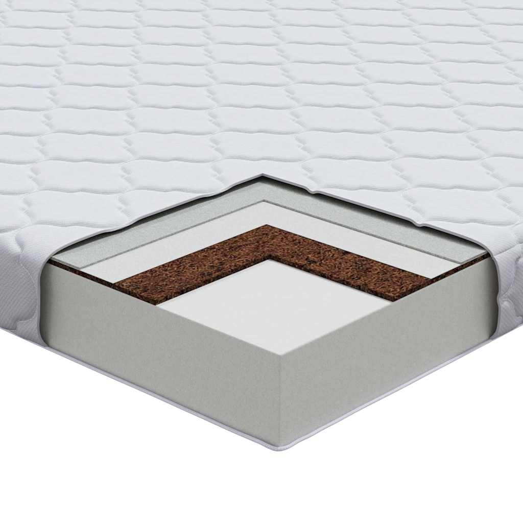 Madras Hvid 200 100 Cm Skum - Billede 10