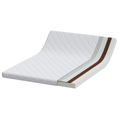 Madras Hvid Jacquard Stof - Billede 4