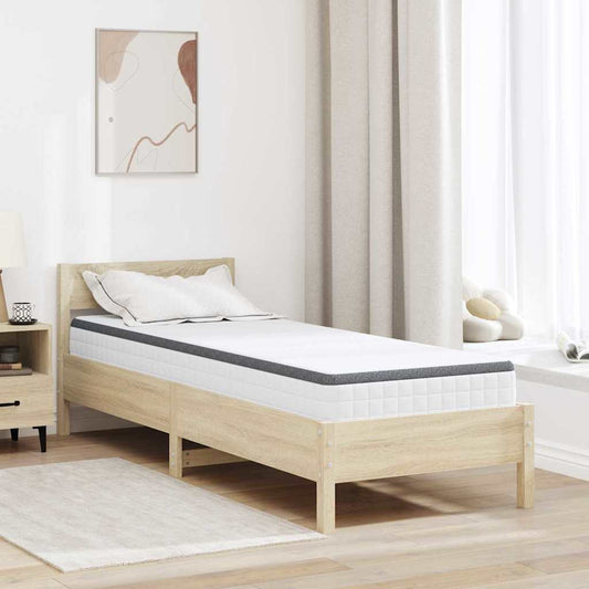Madras Hvid, Grå 70 X 200 Cm Strikket Stof - Hovedbillede