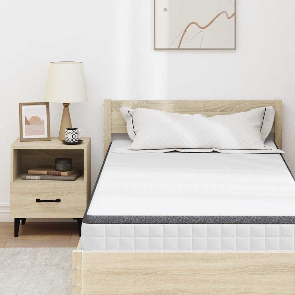 Madras Hvid, Grå 90 190 Cm Strikket Stof - Billede 7