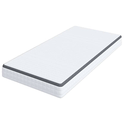 Madras Hvid, Grå 90 190 Cm Strikket Stof - Billede 4