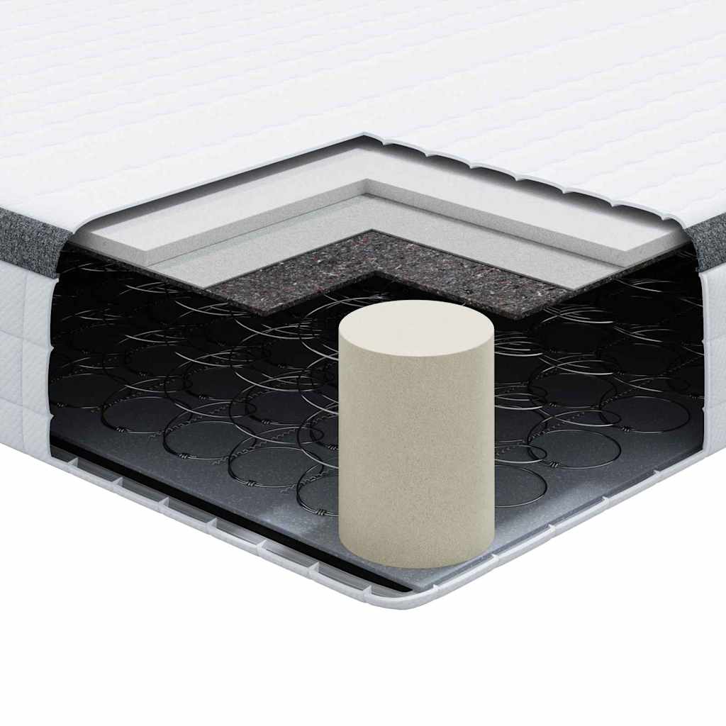 Madras 2 Pcs Hvid, Grå 70 190 Cm Strikket Stof - Billede 11