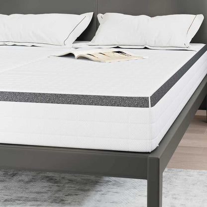 Madras 2 Pcs Hvid, Grå 70 190 Cm Strikket Stof - Billede 8