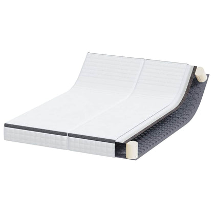 Madras 2 Pcs Hvid, Grå 70 190 Cm Strikket Stof - Billede 4