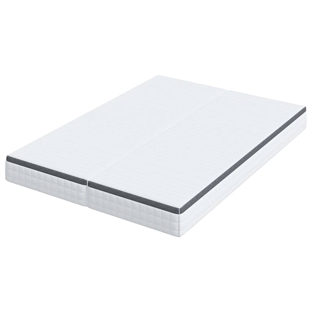 Madras 2 Pcs Hvid, Grå 70 190 Cm Strikket Stof - Billede 5