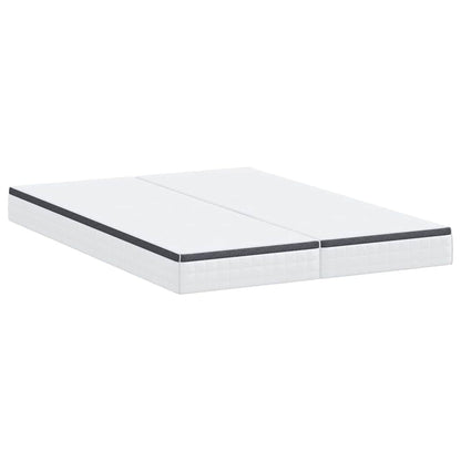 Madras 2 Pcs Hvid, Grå 70 190 Cm Strikket Stof - Billede 6