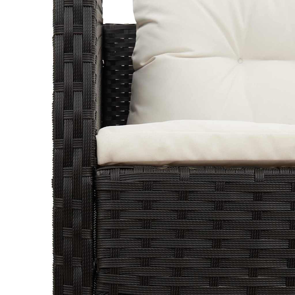 Havesofa Sæt Med Pude 6 Dele Polyrattan - Billede 11