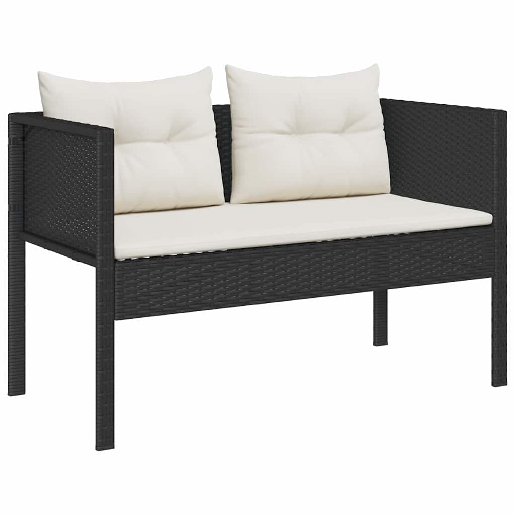 Havesofa Sæt Med Pude 6 Dele Polyrattan - Billede 4