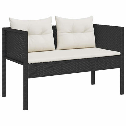Havesofa Sæt Med Pude 6 Dele Polyrattan - Billede 4