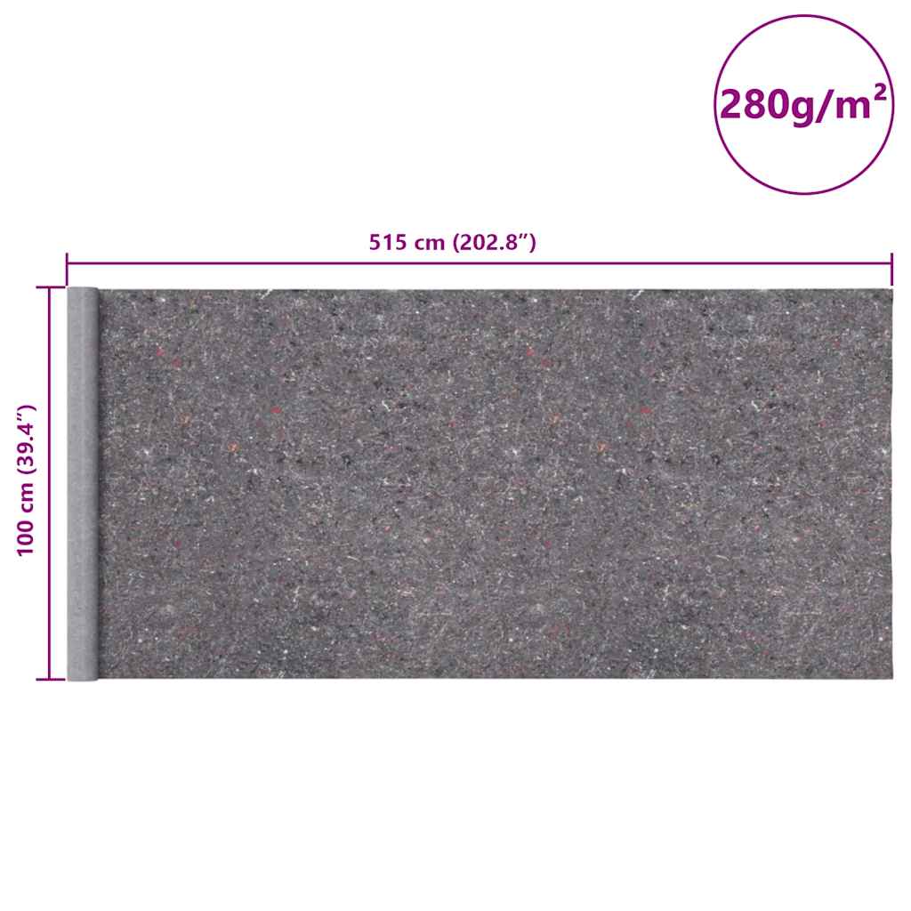 Skridsikker Maleruld 280 G/m² Grå - Billede 11