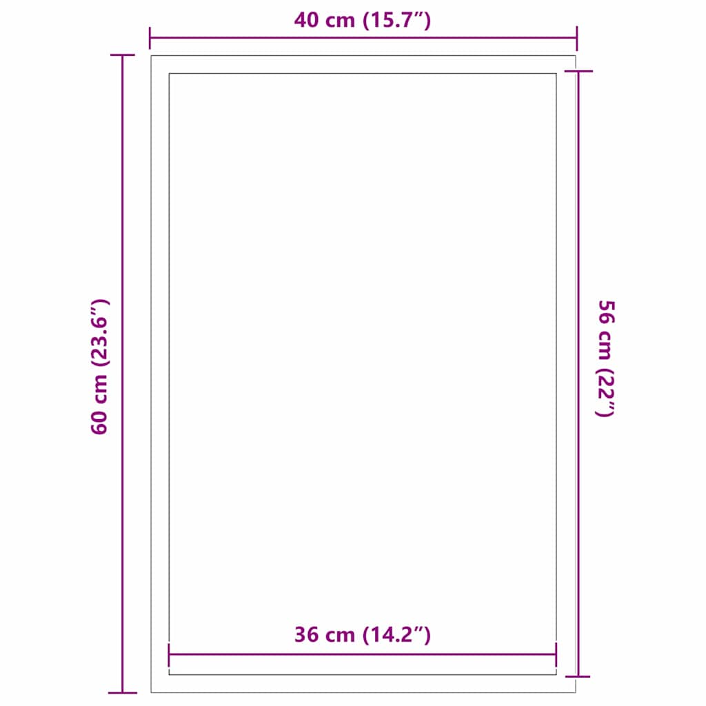 Dørmåtte Stribet Sort Og Grå 40 X 60 Cm Polypropylen Og Pvc - Billede 7