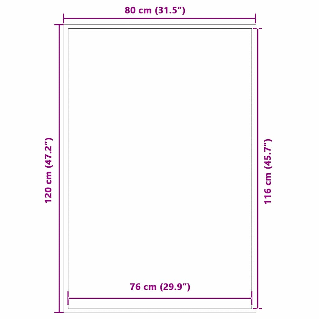 Dørmåtte Stribet Sort Og Grå 80 X 120 Cm Polypropylen Og Pvc - Billede 7
