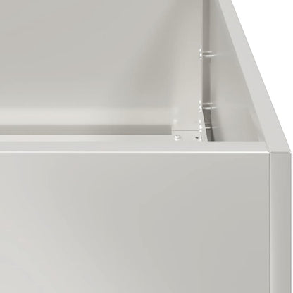Plantekasse 120x40x40 Cm Rustfrit Stål - Billede 7