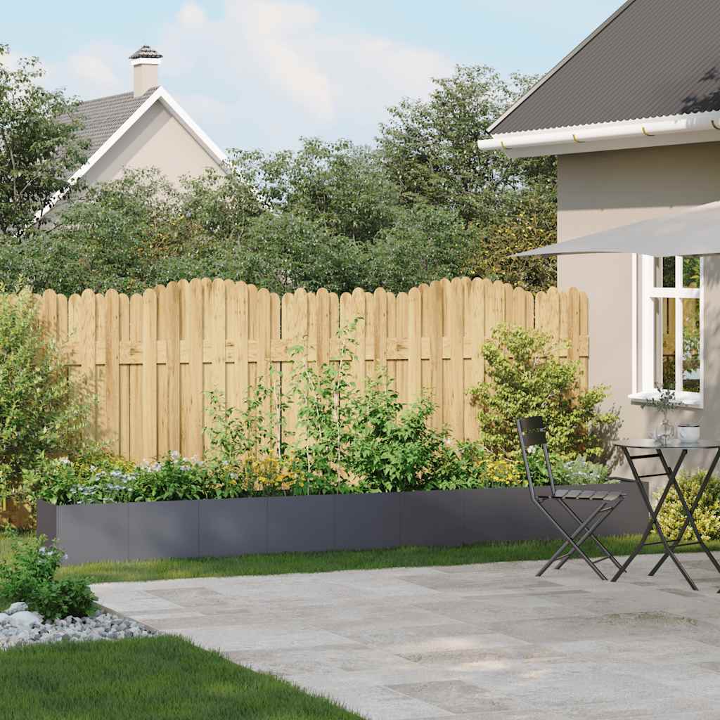 Plantekasse Antracitgrå Koldvalset Stål Stål/Antracitgrå