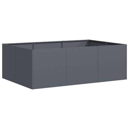Plantekasse 120x80x40 Cm Stål Antracitgrå - Billede 2