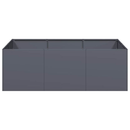 Plantekasse 120x80x40 Cm Stål Antracitgrå - Billede 4